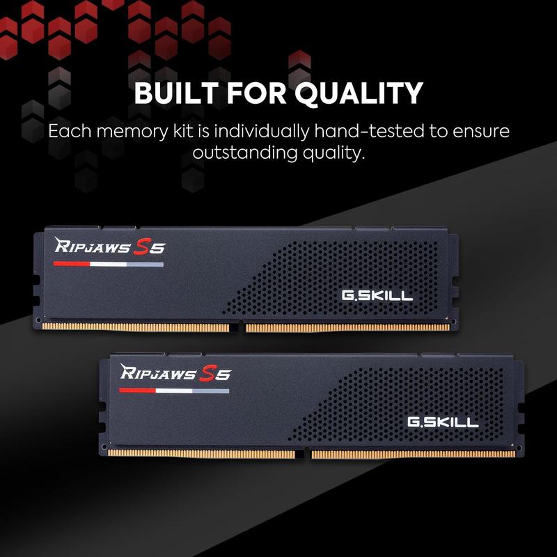 Memória RAM G.Skill Ripjaws S5 DDR5 64GB (2x32GB) 5600MHz